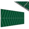 IZODEKOR SPC Pannello da parete effetto marmo, 60 x 120 cm, 1 pezzo, impermeabile, antigraffio, resistente al calore, paraspruzzi, rivestimento da parete SPC per cucina e bagno, verde chevron