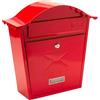 BURG-WÄCHTER Sterling MB01R - Cassetta della posta classica, colore: Rosso
