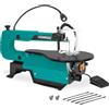 VONROC Sega da Traforo 120W - Incl. 6 Lame, Pedale, LED, Soffiaggio Polvere - Per Legno, Metallo, Plastica