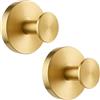V-Kitpater Ganci a ventosa resistenti, confezione da 2 pezzi, in acciaio inossidabile 304, senza trapano, per bagno, cucina, piastrelle, vetro, porta d'ingresso, in UPVC, 4,5 kg, impermeabili