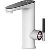 ESIP Rubinetto per lavabo,3000W scaldabagno istantaneo integrato,360° Girevole miscelatore lavabo bagno Bianco,IPX4 impermeabile scalda acqua elettrico istantaneo,Rubinetto Bagno Lavabo