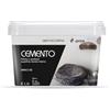 GECKOS Pittura Decorativa per Interni Effetto Cemento 2 LT Vernice Murale Pronta all'Uso per Pareti Finitura Cemento Facile Applicazione Ideale per Soggiorno E Camera Da Letto