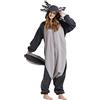 ULEEMARK Animale Onesie Unisex Pigiama Anime Cosplay Halloween Costume Attrezzatura Adulto