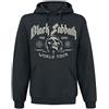 Black Sabbath The End Grim Reaper Uomo Felpa con Cappuccio Nero 80% Cotone, 20% Poliestere Regular