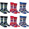 Renato Balestra 6 Paia - Calze Invernali Uomo con Fantasie - Multicolore - No pilling - Made in Italy - Non stringono