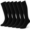 Lucchetti Socks Milano 6 Paia Calze Uomo Lunghe Misto Lana Invernali Leggere Made in Italy | Maglia rasata fine | Lana e acrilico | Senza elastan | Leggere e classiche | Per scarpe eleganti e uso quotidiano