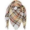DELEY Retro Tartan Donna a Quadri Avvolgente Scialle Coperta Stola Sciarpa | Stile Scozzese, Autunno Inverno, Lunga, Morbida, Calda, Versatile, Unisex