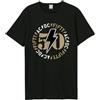 Amplified T-Shirt Banda Anniversario - 50 Anni ACDC, Nero