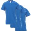 SADISRLS Payper Sunset T-Shirt Uomo 100% Cotone 155 g/m² Maglietta Manica Corta Girocollo Basic Confezione 3 o 5 Pezzi, Ideale per Lavoro e Uso Quotidiano