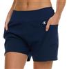 Champion Pantaloncini da bagno da donna, 12,7 cm/17,8 cm, con tasche, per spiaggia, piscina, estate