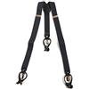 NORTH POLE Bretelle uomo a Y NPS03 in elastico larghezza 3 cm con attacco per bottoni o clip extra strong intercambiabile, dettagli in vera pelle