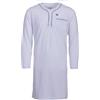 Henry Terre Camicia da notte da uomo a maniche lunghe, tinta unita, tasca sul petto, taglia M-3XL