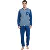 SaneShoppe Set Pigiama Termico da Uomo, Caldo Pile Polare, Abbigliamento da casa