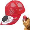 Générique Cappello Esterno Con Ventilatore Integrato - Funzione Di Raffreddamento Ad Energia Solare, Compatibile Con La Ricarica USB Design Di Ventilazione, Costruzione Leggera Comoda Da Indossare | Po