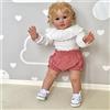 Pinky Reborn Bambole per bambini da 66 cm, in morbido vinile, realistiche, fatte a mano, per bambini