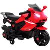 AIYAPLAY Moto elettrica bambini con USB per bambini 1.5-3 anni Rosso | Moto elettrica, musica, clacson, faro, moto elettrica bambini, 2 ruote di supporto
