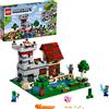 LEGO 21161 Minecraft Crafting Box 3.0, Kit 2 in 1 Castello Fortezza Fattoria con Figure di Steve, Alex e Creeper