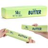 Fukaisu Spremere Burro Bastone Giocattolo Squishy Cibo Fidget (Verde) | PU Materiale Squishy Burro Salato Spremere Fidget Giocattolo Lento Aumento & Realistico per Adulti Ufficio Casa Viaggio