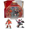 GORMITI - Mini personaggi 5 cm, Blister 2 pezzi, Serie 3, Alfa Ikalos E Alfa Lord Helios, Assortimento 8, per Bambini a Partire dai 4 Anni, Giochi Preziosi, GRA35300