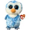TY 36741 Ice Cube - Pinguino con occhi glitterati, 15 cm, colore: Blu