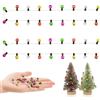 Maxmoc Catena di luci a forma di gnomo in miniatura, 90 cm, accessori per la casa delle bambole, accessori per la casa delle bambole, in miniatura, lampada colorata per decorazioni natalizie, mobili per