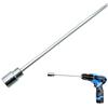 JOYIAL Manovella per avvitatore a batteria, lunghezza 30 cm, per roulotte, roulotte, roulotte, roulotte, camper, supporto per cric