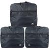 GREAT BIKERS GEAR Set di 3 borse laterali per BMW R1200GS Adventure GSA in alluminio, borsa da moto da turismo, borse interne (nero)