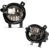 WISGOL Fendinebbia adatto per 2010-2018 F30 F31 F20 F21 F32 F33 F34 F36 F22 F23 F45 F46 LED sostituzione diretta o LED to alogenen. (fumo)