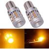HSUN BAU15S PY21W 7507 1056 LED Lampadine Ambra Integrate Forte Canbus Senza Errori Senza Iper Lampeggiante Estremamente Luminose Solo Per Lampeggianti Auto,2 Pack