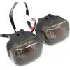 Fuicotto Frecce Luci Moto Compatibile Con Yamaha Per BWS 50 125 R R125 ZUMA 50F 50FX XR BeeWee MBK BOOSTER Indicatore Direzione Anteriore Lampadina Luce Segnalazione(Fumo)