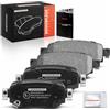 Frankberg 4x Pastiglie dei Freni Posteriore L+R Replace# D2Y12643Z | Compatibile con Mazda 3 BM BN 3 Berlina BM BN 1.5L 2.0L 2.2L 2013-2019; con segnalazione acustica dell'usura