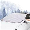 Mikiuly Parasole Auto per Parabrezza, Copertura Parabrezza Auto, Copri Parabrezza Auto, Inverno Telo Parabrezza Antigelo, Antighiaccio, Pioggia, Polvere, UV, Adatto la Maggior Parte dei Veicoli, con Magnete