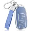 OFF WE GO Guscio Chiave Auto per Chery Jaecoo 7 8 9 J7 J8 J9 OMODA 5 C5 9 | Cover Custodia Chiave per Tiggo 8 7 9 Pro Arrizo 5, Elegante portachiavi incluso. Segnale non bloccato, aderenza 1:1.