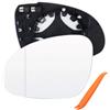 Homeinmind Vetro specchietto retrovisore per Golf 5 sinistro, riscaldabile, asferico, ricambio per VW Golf MK5 2003 - 2008F, Jt ta V 2006 - 2011, Pas sat B6 2006 - 2008, lato conducente, specchietto retrovisore
