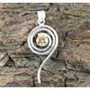 Pendente Solitario Diamante Round 1.43 Ct Unisex Nuovo Design