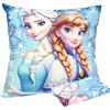 QDUODUO Federa per cuscino principessa, 45 x 45 cm, per bambini, in peluche, con motivo double-face e cerniera nascosta, per letto, divano, sedia auto