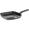 PINTINOX Prima Collection Black Bistecchiera Alluminio Antiaderente Induzione Dimensioni 26x26 cm