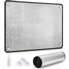 Generico Pellicola Riflettente per Finestre Anti Calore | Pannello Termoisolante Anti-Calore per Casa e Ufficio, Senza Colla(90*100cm)