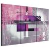 B&D XXL - Quadri Moderni Camera da Letto Matrimoniale, Astratto, 120x80 cm | Chiodi Inclusi, 3 Pezzi, Quadro Moderno, Pannelli Decorativi per Pareti, Decorazione da Parete, Resistenti Allo Sbiadimento