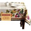 Maison d' Hermine Pumpkin Garden - Cloudy Cream - Tovaglia in 100% cotone, per cucina, cena, tavolo, decorazione per feste, matrimoni, giorno del Ringraziamento, Natale (rettangolo, 160cm x 220cm)