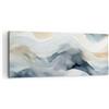 ARTTOR Quadri Moderni su Tela 120x50 cm Stampe da Parete Astratto Pastello - 5862 | CIAO Acquerello Minimalismo Quadro Decorativo 1 pezzo Soggiorno Camera da Letto Arte da Parete Decorazione da Parete ARTTOR