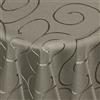 DecoHomeTextil Heimtextilmanufaktur DecoHomeTextil Tovaglia Kringel Ovale 160 x 260 cm Grigio
