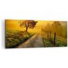 ARTTOR Quadri Moderni su Tela 120x50 cm Stampe da Parete Paesaggi Natura - 3851 | Campo Modo Albero Quadro Decorativo Grande 1 pezzo Soggiorno Camera da Letto Arte da Parete Decorazione da Parete ARTTOR