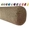 uyeoco Cervicale Rotolo Cilindro Cuscino Di Sostegno Supporto - 20x120 20x80cm Morbido Cuscini Collo/lombare, Rimovibile per Divano e Letto, Cuscino dormire,Gambe, Schiena e yoga(Marrone,20x80cm)