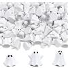 YUEXNKO Ornamenti Miniatura di Halloween, 24pcs Figurine di Fantasmi, Mini Statuette Fantasmi, Miniatura Halloween Ornamenti in Resina, Ornamentis in Resina Fantasma, Mini Figurine Halloweens