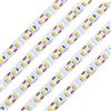 A2ZWORLD 5 Kit 24V Striscia Led SMD Da 10 Metri (Totale 50 Metri), 12W/M 135lm/W 120SMD/M, Bianco Freddo 6500K, Larga 8mm, Dimmerabile PWM, Tagliabile ogni 2smd Da 16.7mm, IP20, CRI>80