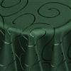 DecoHomeTextil Heimtextilmanufaktur DecoHomeTextil Tovaglia Kringel Ovale 160 x 260 cm Verde scuro | Tovaglia damascata di alta qualità, lucida, ornamentale