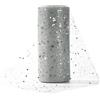 Tunejoy Rotolo di Tulle 15 cm x 25 yards Bobina di Tulle Glitter Nastro Tutu Rotolo con Paillettes per Fiori Matrimonio Tutu Gonna Regalo Confezione Mestiere Argento