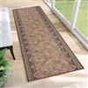 TAPISO Agadir Tappeto Passatoia Runner Antiscivolo Pelo Corto al Metro Design Moderno Motivo Geometrico Monocromatico Marrone Chiaro Corridoio Cucina Entrata Ufficio 67 x 400 cm