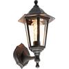 Qazqa new haven - Appliques Classico - 1 luce - L 171 mm - Nero - Design I Rustico - Illuminazione esterna
